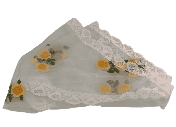 Church Prayer Scarf for Ladies – Scarf with Embroidering (with various colors) - Image 4