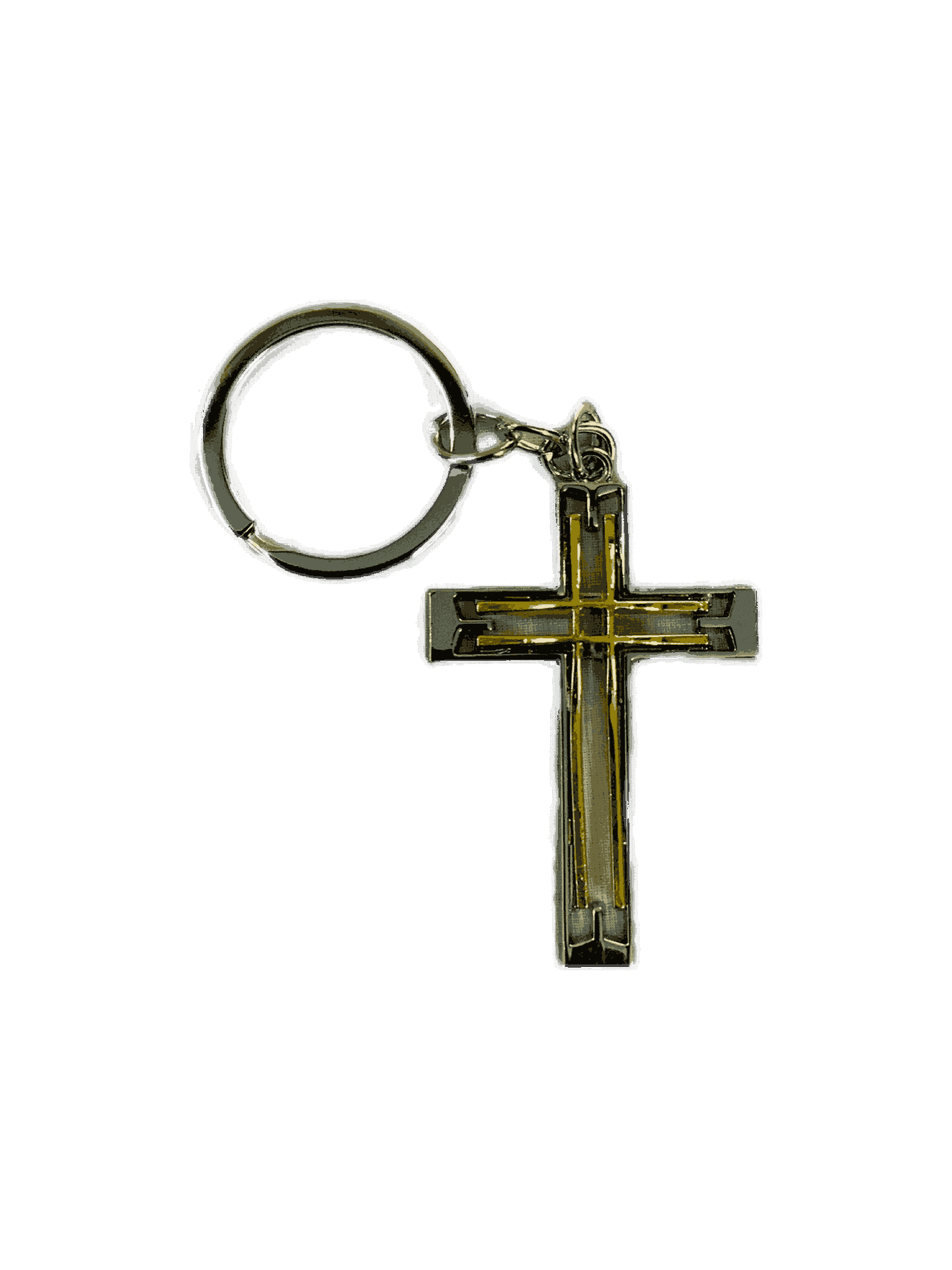 Cross Keychains Metal Type 1 - Golden Color - Image 3
