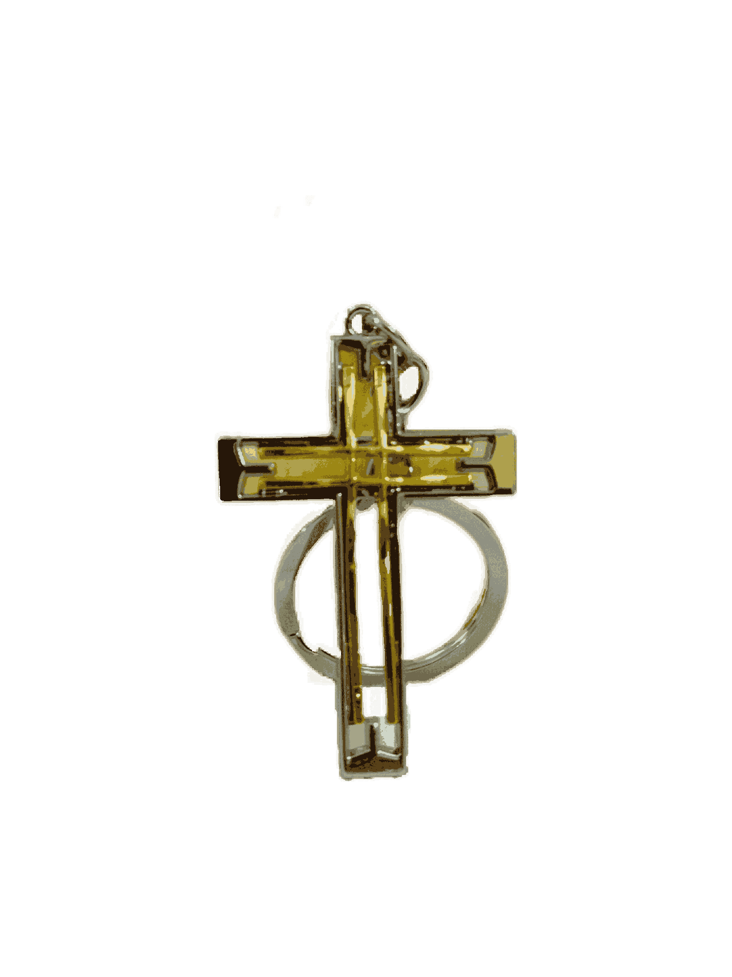 Cross Keychains Metal Type 1 - Golden Color - Image 5