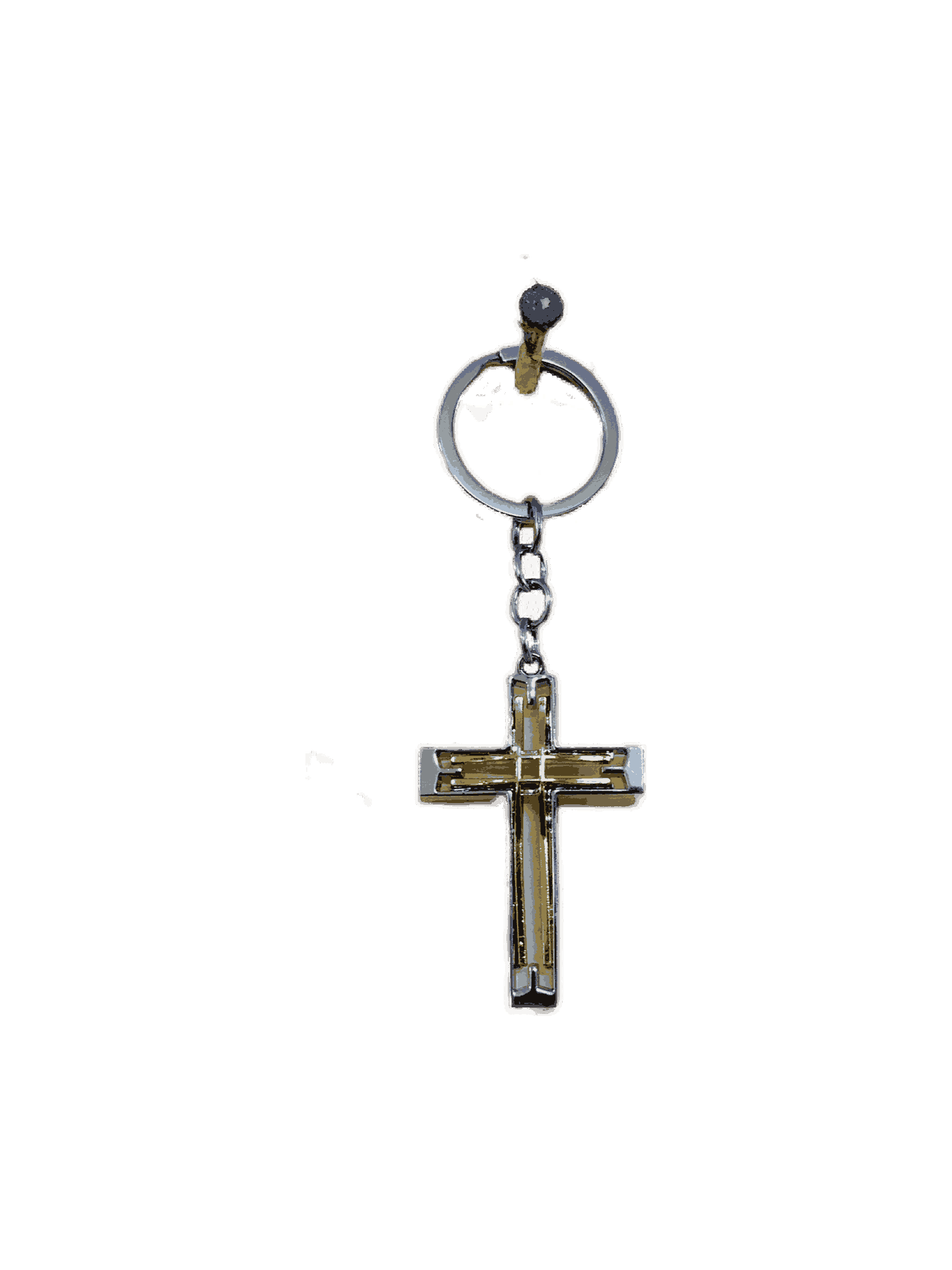Cross Keychains Metal Type 1 - Golden Color - Image 6