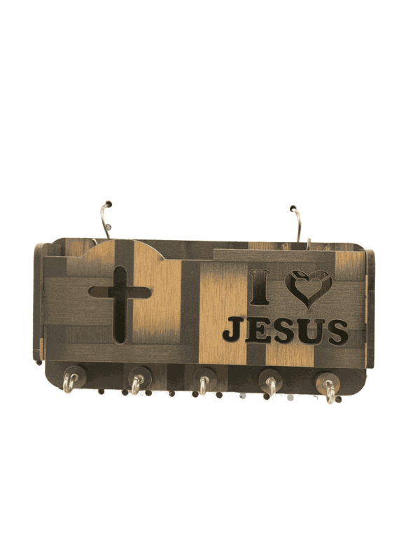 Key Holder Wood with Bible Verses Small Model 1 - Image 2