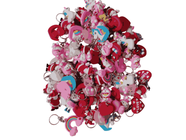 Cartoon Type Rubber Keychains for Kids - Small Size (6 Pieces) - Image 7