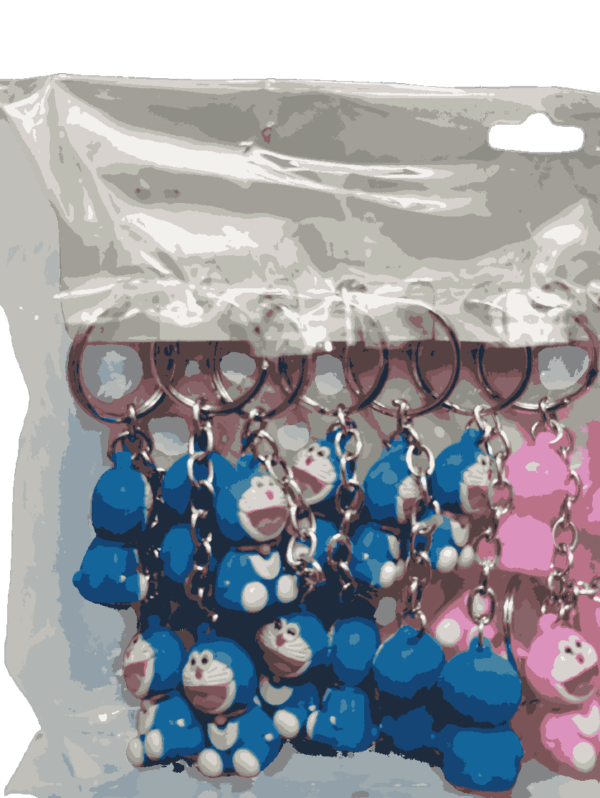 Cartoon Type Rubber Keychains for Kids - Small Size (6 Pieces) - Image 8