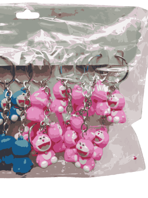 Cartoon Type Rubber Keychains for Kids - Small Size (6 Pieces) - Image 9