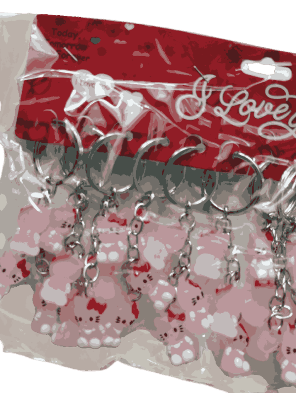 Cartoon Type Rubber Keychains for Kids - Small Size (6 Pieces) - Image 14