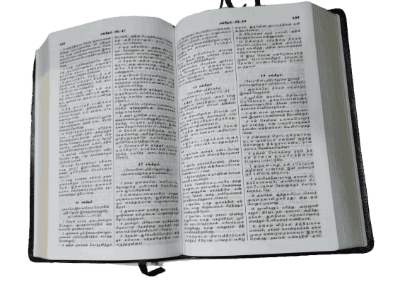 The Holy Bible Tamil Black Open Type - Image 2