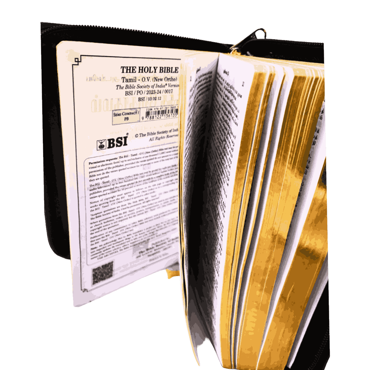 Bible Tamil Demy Size Gilt Binding (14.5 cm x 22cm) - Image 8
