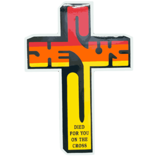 Jesus Died for You – Cross Sticker